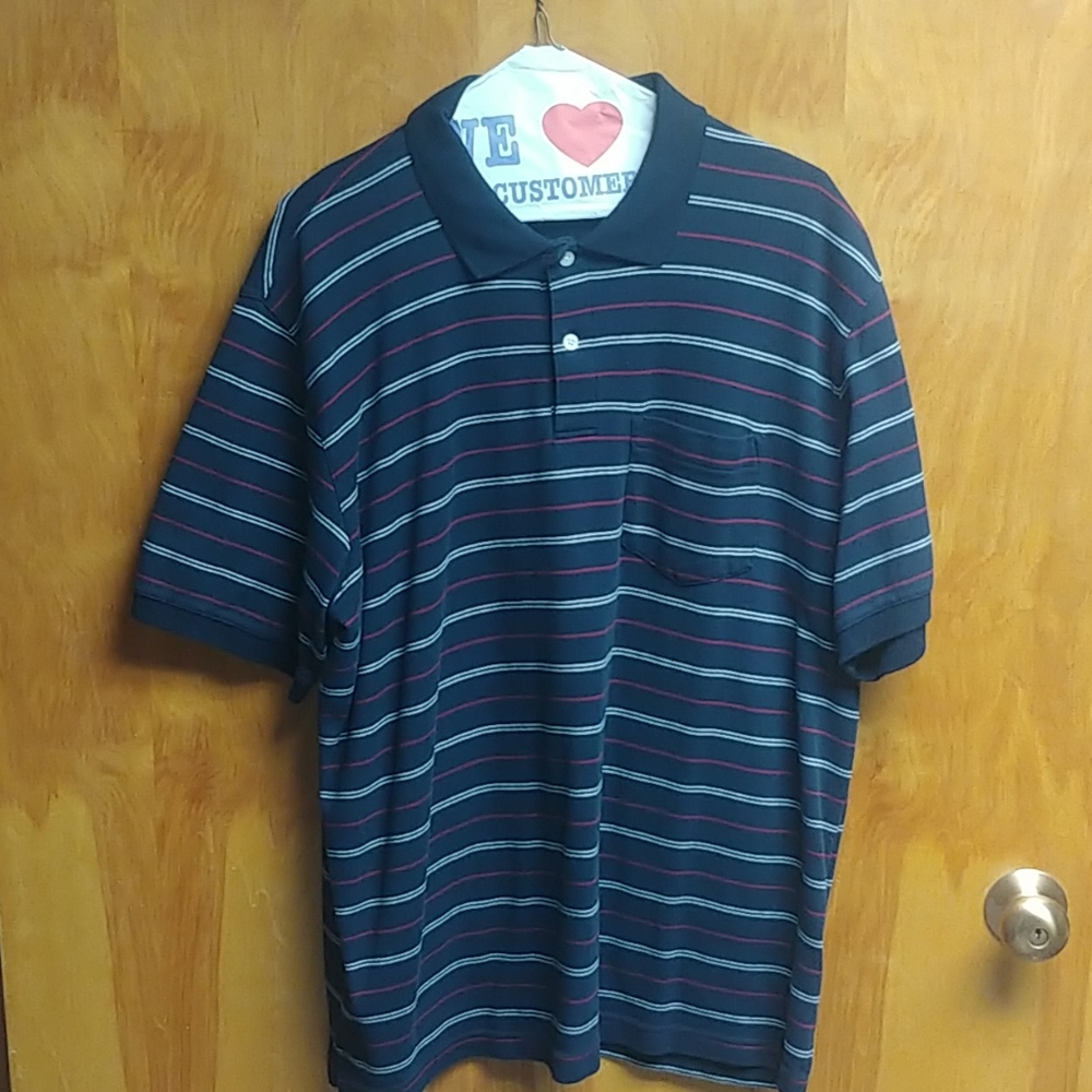 Covington quarter button T-shirt